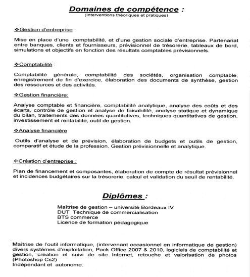 présentation personnelle,